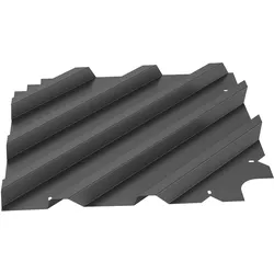 Biohort Zwischenboden Eckteil 0,5m dunkelgrau-metallic 65041