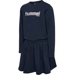 hummel hmlARIA langarm Kleid Mädchen 1009 - black iris 104