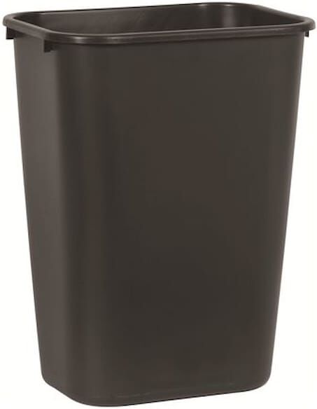 Papperskorg RUBBERMAID svart 39L