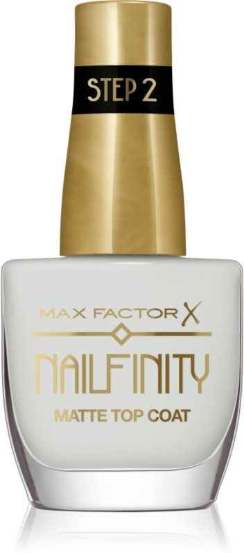Max Factor Nailfinity Matte Top Coat gel top coat with matt effect shade 101 Velvet Curtain 12 ml