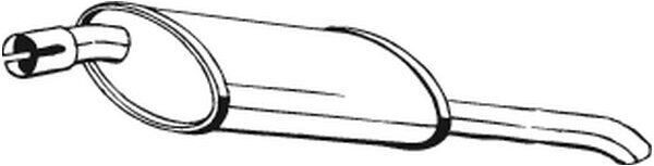 Silencieux Arrière Bosal 185-397