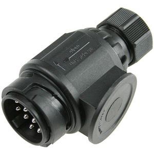as-Schwabe Anhänger-Stecker 60464, für PKW / LKW, 13 polig, 12V, aus Kunststoff, für Anhängekupplung