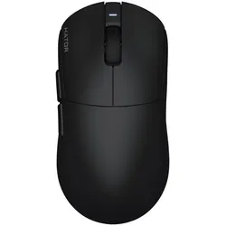 Hator Quasar 3S Ultima 8K Drahtlos (Kabelgebunden, Kabellos), Maus, Schwarz