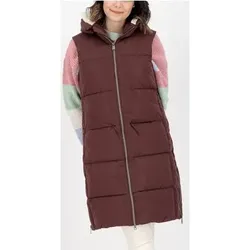 KILLTEC Steppweste GILMOUR LONG VEST, Größe 44 in Braun Braun