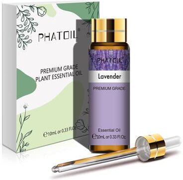 Inspire Select PHATOIL 10ml Cinnamon Essential Oil Pure Natural Aromatherapy Oil For Diffuser, Massage & DIY lavender 0.34 Fl Oz