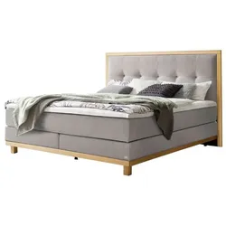 HASENA Boxspringbett Cecilia 200 x cm Light Grey