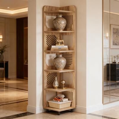 Stylish DesignStorage Rack,Vintage Corner Shelf,Bookshelf Display Shelf