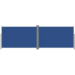 Helloshop26 - Ausziehbare Seitenmarkise/Sichtschutz für Terrasse Garten Balkon blauer Sichtschutz 220 x 600 cm 02_0007151