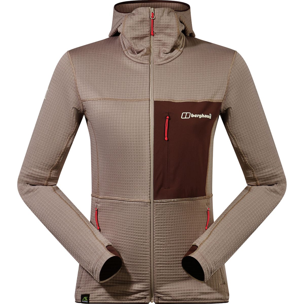 Berghaus W Ridge-hiker Hoody taupe/cedar brown (LF2) M 4-A001865-LF2-M