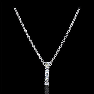 Edenly Collier Vielfalt - Cartoucha - 9 Karat Gold und Diamanten