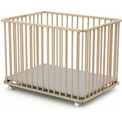 Webaby, Laufgitter, Spielplatz Beige 70 x 100 cm (Buche)