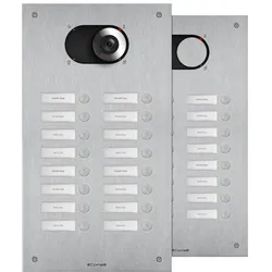 Comelit IX0216 Frontplatte Switch, 16 Teilnehmer, 2-reihig, V4A