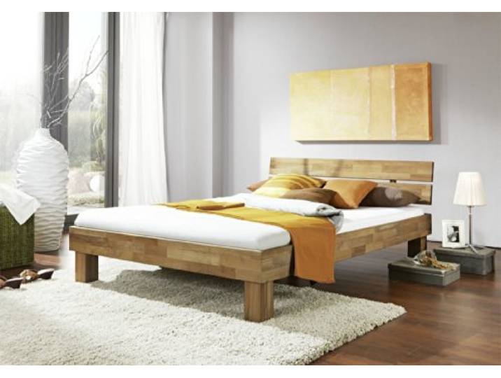 Elfo Futonbett Bett 180x200cm Wildeiche Massiv geölt Neu