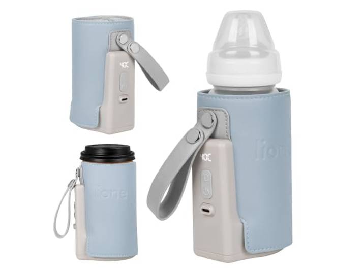 LIONELO Thermup Go Plus Tragbarer Babyflaschenwärmer