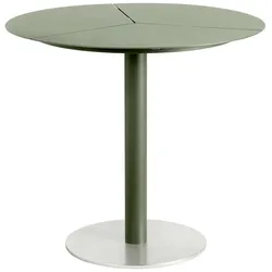 Gartenesstisch Peace aus Aluminium, modern und rund, Nordic Green, für 2–4 Personen