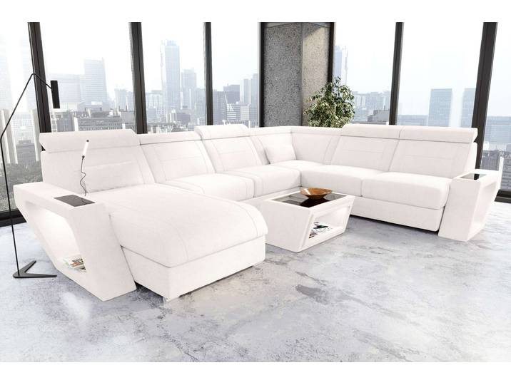 XXL Wohnlandschaft Catania Stoffsofa
