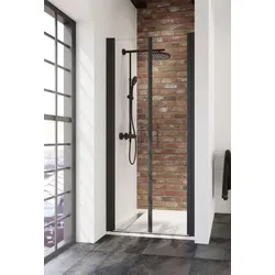Schulte Alexa Style 2.0 Pendeltür in Nische Black.. - Duschkabine