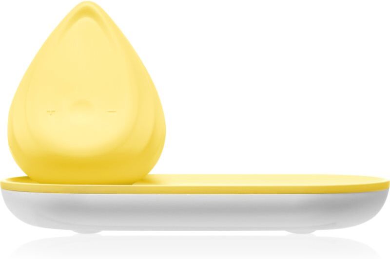 Biird Evii Vibreur avec base de recharge Yellow 7 cm