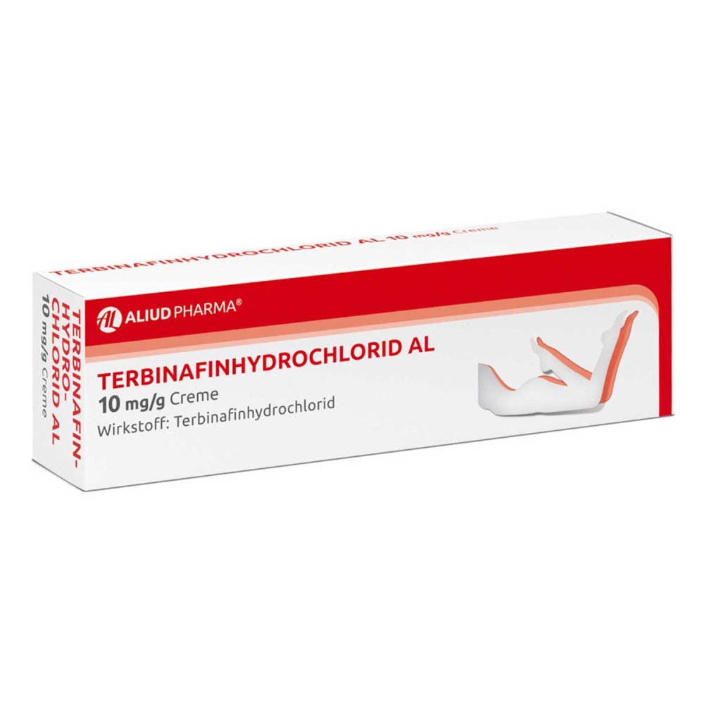 ALIUD Pharma GmbH Terbinafinhydrochlorid AL 10 mg/g Creme bei Fußpilz 03563241