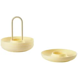 Zone Denmark Singles Limestone 4er Set, Eierbecher, Gelb