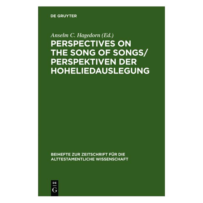 De Gruyter Perspectives on the Song of Songs / Per (67765951)