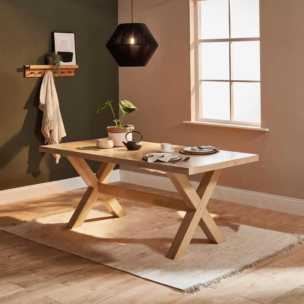 Brambly Cottage Gracela Rectangular Dining Table Whitewash
