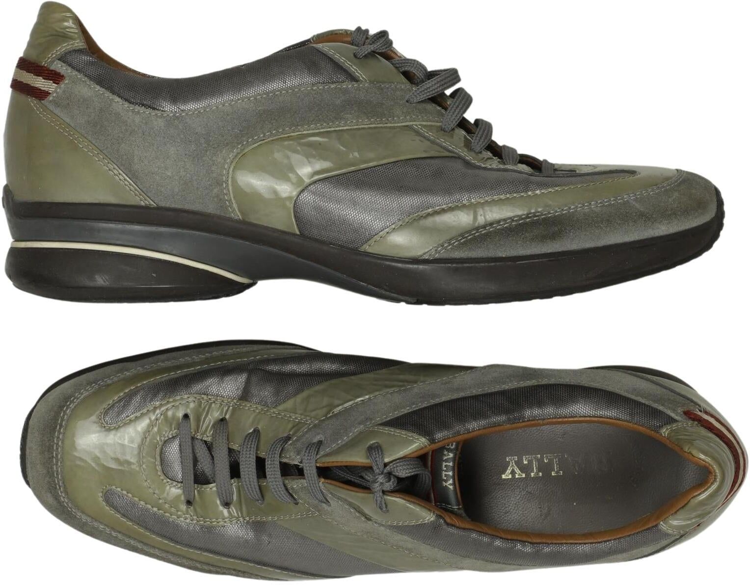 Bally Damen Sneaker, Grün, Gr. EU 40, kein / Etikett - Second Hand