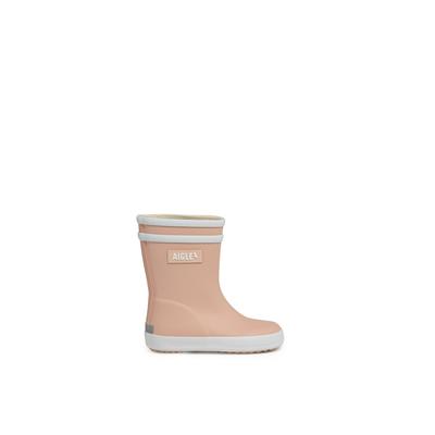 Stiefel AIGLE "Baby-Flac 2", Mädchen, Gr. 20, rosa (rosa, weiß), Obermaterial: 100% Naturkautschuk NaRubber., Schuhe Stiefel