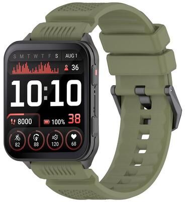 Everyday Crate Garmin Venu X1 Band Soft Silicone Watch Band Adjustable Replacement Watch Strap jungle Green