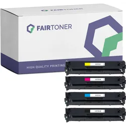 4er Multipack Set Kompatibel für HP CF210X-13A Toner