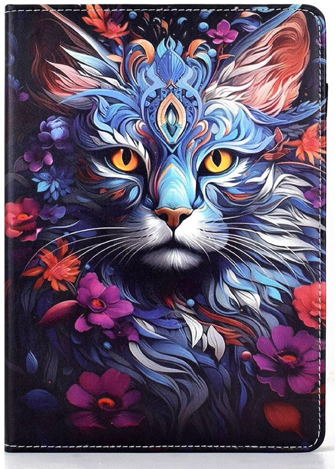 Lenovo Idea Tab Pro / Tab P12 Pro EIDERWOOD Farverigt Flipcover m. Motiv - Kat