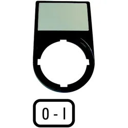 Eaton 218147 Träger, + Schild, 0-I M22S-ST-X89  - 10 Stück
