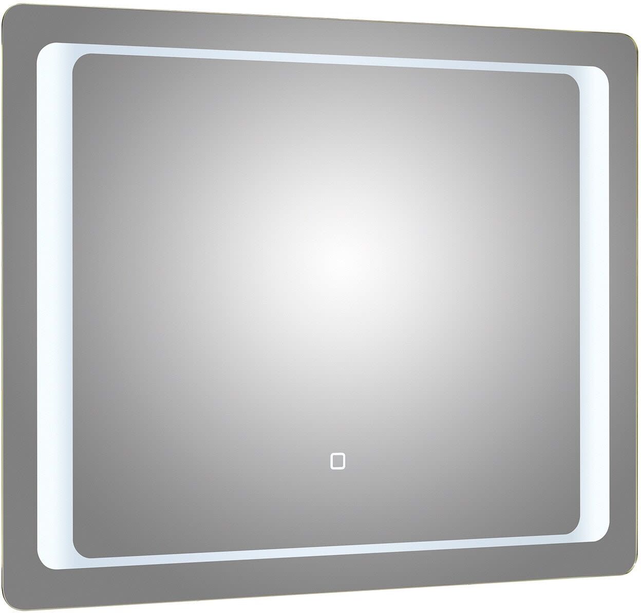 Pelipal Neutrale Flächenspiegel S34 LED Badspiegel 90 x 70 cm mit umlaufender LED Beleuchtung