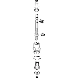 Hansa Unterputz Oberteil 59901451, 80 - 115 mm, G1/2