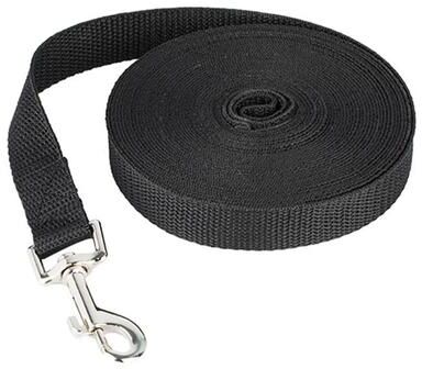 Uplift Treasures Heavy Duty Nylon Pet Training Leash black 6 M X 2.0 Cm