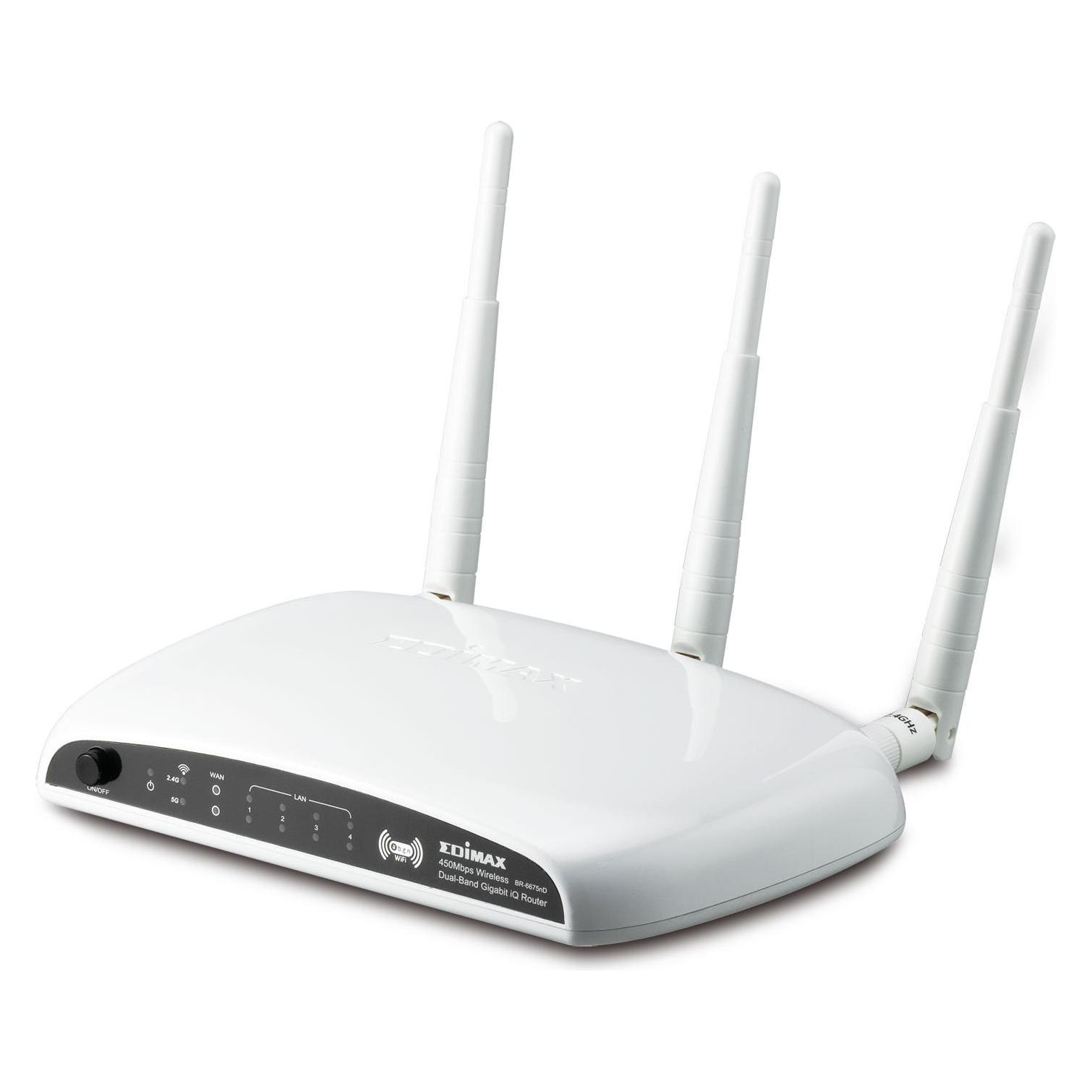 edimax BR-6675nD WLAN-Router Gigabit Ethernet Weiss (BR-6675ND)