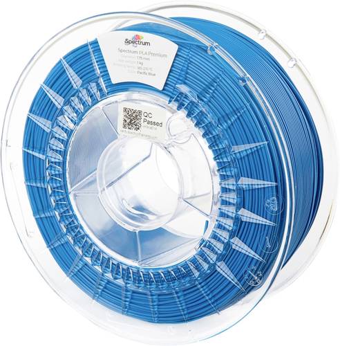 Spectrum Filaments 80016 PLA Premium Filament PLA 1.75mm 1000g Pazifikblau, Blau 1St.