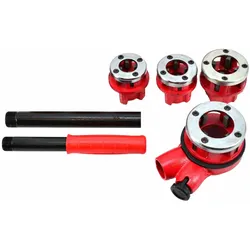 Awtools, Bolzenschneider + Seitenschneider, GWINTOWNICA DO RUR 4szt. 1/2", 3/4", 1", 1-1/4" ZESTAW WALIZKA (400 mm)