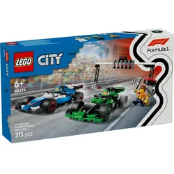 LEGO® City 60474 F1® Startaufstellung mit VCARB & Sauber Rennautos