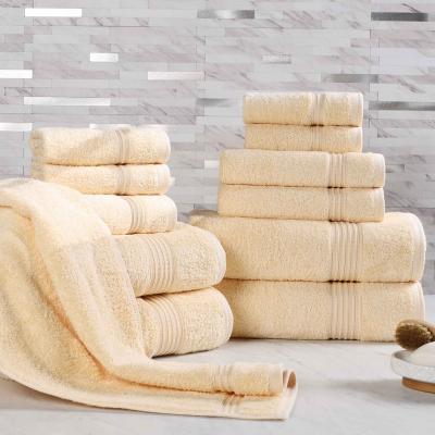 Superior 100% Egyptian Cotton 12-Piece Towel Set Luxury, Soft & Absorbent