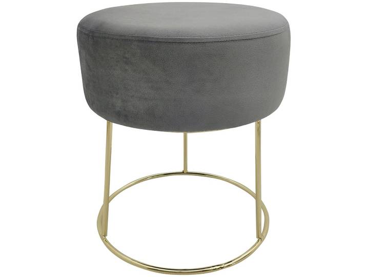 Hocker Marilyn Grau Samt