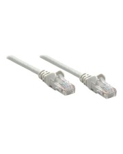 Intellinet Patch-Kabel RJ-45 M M 10 m UTP CAT 6 glatt mit Knickschutz Grau (336734)
