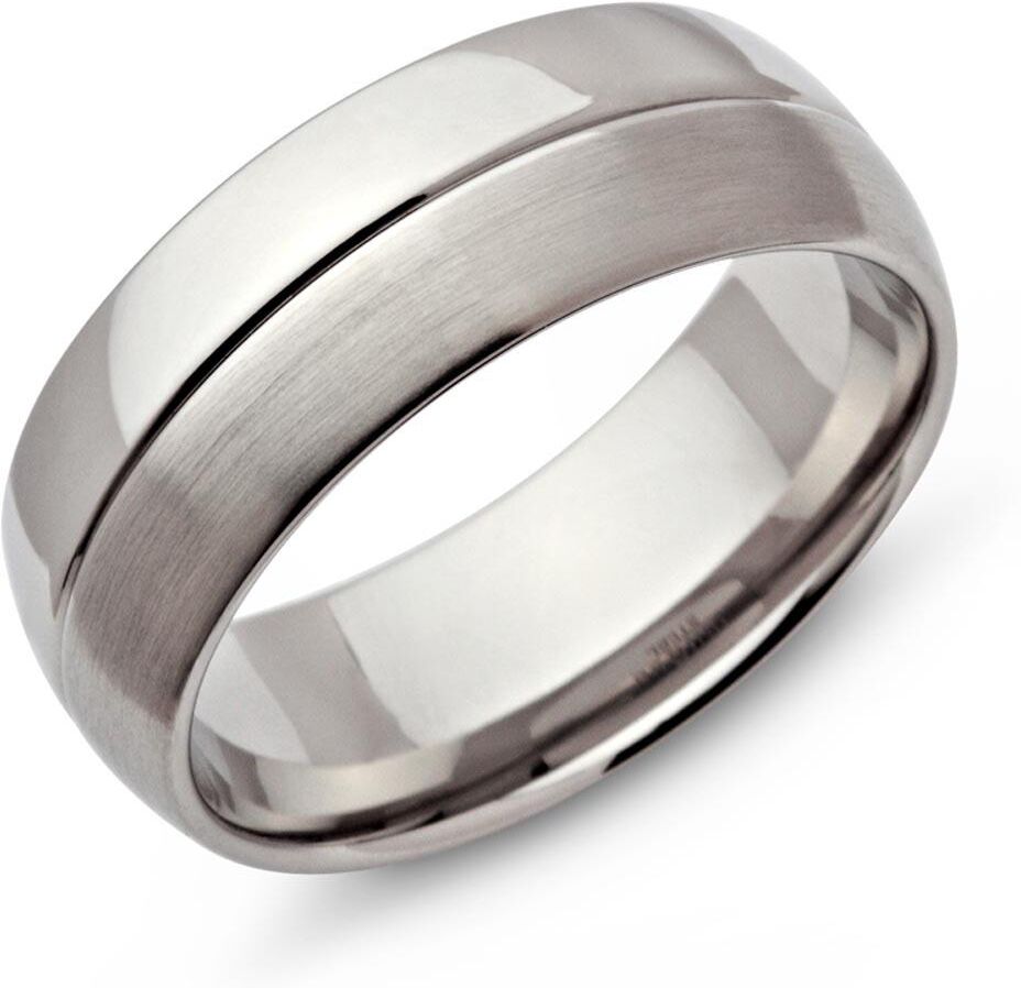 Unique Trauringe Edelstahl Eheringe 8mm Gravur silber