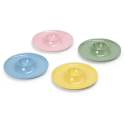 Tchibo - 4 Eierbecher - hellblau