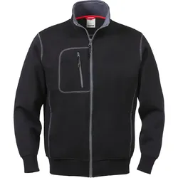 Sweatjacke "1747 DF" - 3XL - schwarz