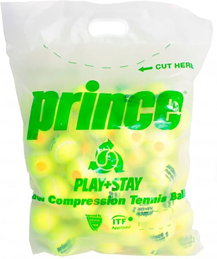 Prince Bolsa de 72 bolas de tenis PLAY &amp; STAY STAGE 1 . Amarillo