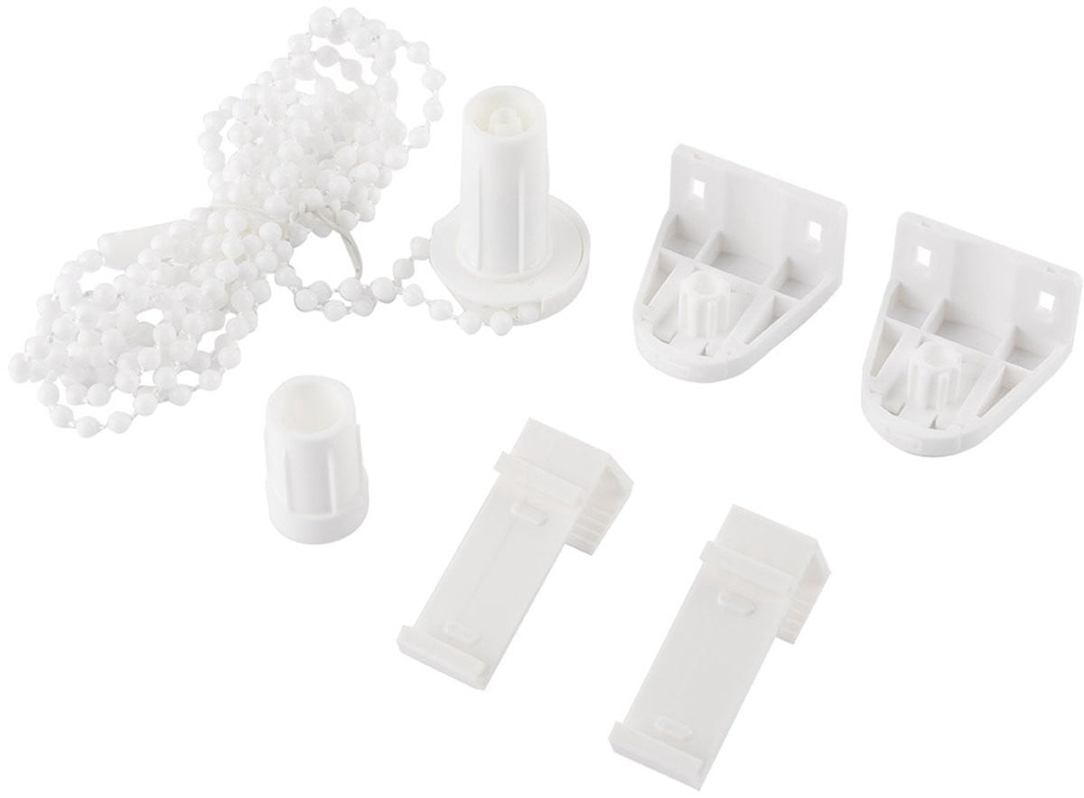Reparatieset voor rolgordijn en zonnescherm met 17mm zijpoelie, beugel en ketting
