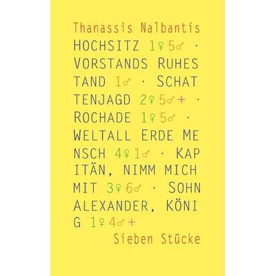 Hochsitz · Vorstands Ruhestand · Schattenjagd · Rochade · Weltall Erde Mensch · Kapitän, nimm mich mit · Sohn Alexander, König, Gebundene Ausgabe von