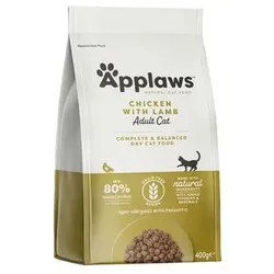 Applaws Trockenes Katzenfutter - Erwachsener mit Huhn und Lamm 400g