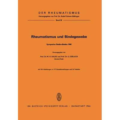 Rheumatismus und Bindegewebe, Taschenbuch von , Steinkopff, 978-3-7985-0267-3
